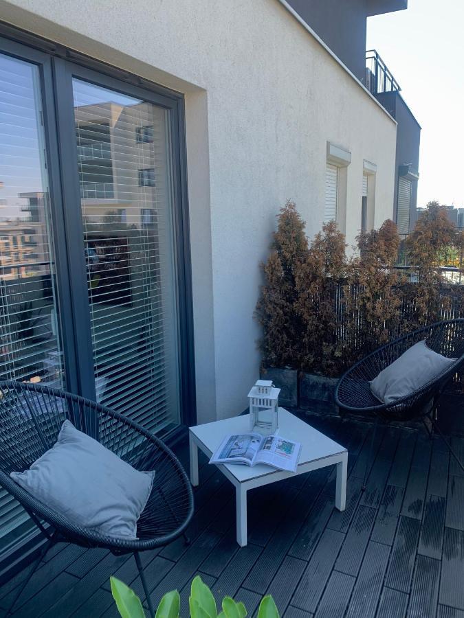Ekskluzywny Penthouse Z Ogrodem W Centrum Lodzi Exterior foto